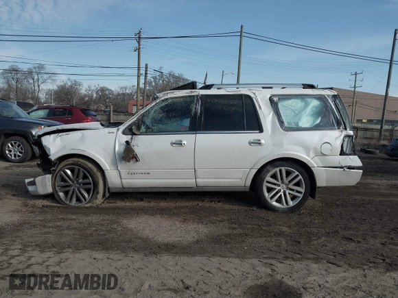 2016 Ford Expedition Platinum with VIN 1FMJU1MT1GEF10501, listed as a IAAI auction lot 41706827 with Not provided miles and . Bid and sale history available at DreamBid. Image 13.