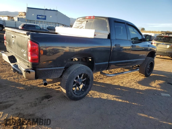 2007 Dodge 1500 ST with VIN 1D7HU18P87J513814, listed as a Copart auction lot 81496054 with 184,253 mi miles and Salvage Title. Bid and sale history available at DreamBid. Image 3.