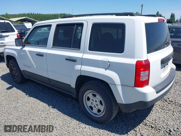 2014 Jeep Patriot Sport with VIN 1C4NJPBA6ED511990, listed as a IAAI auction lot 42644248 with 113,296 mi miles and . Bid and sale history available at DreamBid. Image 3.