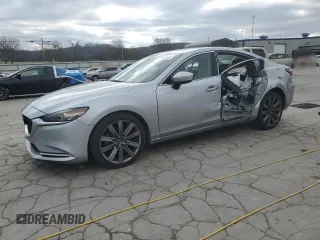 2018 Mazda 6 Grand Touring Reserve with VIN JM1GL1WY3J1332826, listed as a Copart auction lot 47871925 with 107,926 mi miles and Salvage Title. Bid and sale history available at carsss.com. Image 1.