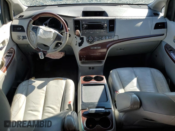 2011 Toyota Sienna XLE AAS with VIN 5TDYK3DC0BS073498, listed as a Copart auction lot 50233135 with Not Provided miles and Salvage Title. Bid and sale history available at carsss.com. Image 8.
