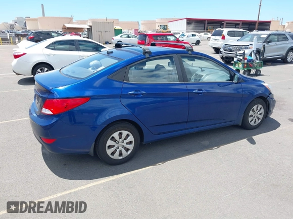 2016 Hyundai Accent SE with VIN KMHCT4AE7GU124626, listed as a IAAI auction lot 40242862 with 129,220 mi miles and . Bid and sale history available at DreamBid. Image 4.