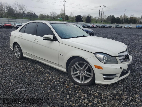 2012 Mercedes-Benz C-Class C 250 Sport with VIN WDDGF4HB8CR218865, listed as a Copart auction lot 50625005 with 168,821 mi miles and Salvage Title. Bid and sale history available at carsss.com. Image 4.