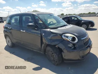 2015 FIAT 500L Pop with VIN ZFBCFAAH7FZ031839, listed as a Copart auction lot 72050944 with 97,999 mi miles and Salvage Title. Bid and sale history available at carsss.com. Image 4.