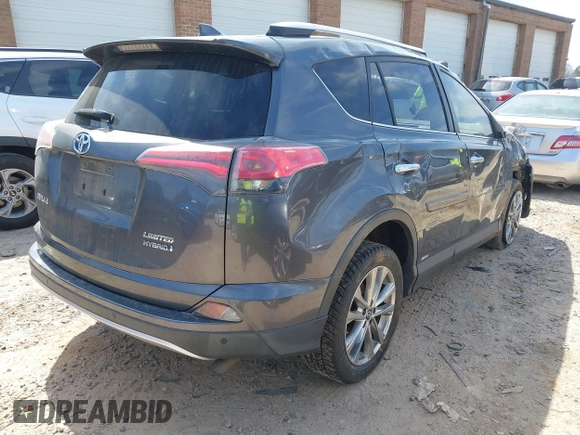 2016 Toyota RAV4 Hybrid Limited with VIN JTMDJREV7GD047729, listed as a IAAI auction lot 41833765 with 114,830 mi miles. Bid and sale history available at carsss.com. Image 4.