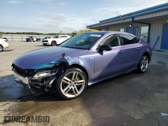 2014 Audi A7 3.0 Prestige with VIN WAU2GAFC9EN023263, listed as a Copart auction lot 50968285 with 172,111 mi miles and Salvage Title. Bid and sale history available at carsss.com. Image 1.