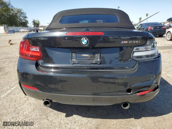 2015 BMW 2 Series M235i with VIN WBA1M1C56FV393730, listed as a Copart auction lot 45348734 with 59,231 mi miles and Salvage Title. Bid and sale history available at carsss.com. Image 6.