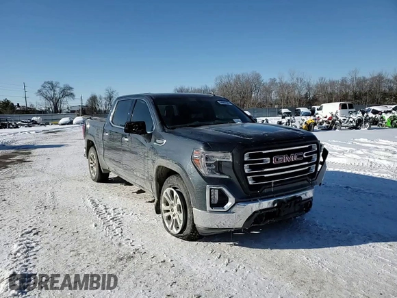 2021 GMC Sierra 1500 SLT with VIN 1GTU9DET9MZ317228, listed as a Copart auction lot 44962005 with 97,980 mi miles and Salvage title. Bid and sale history available at DreamBid. Image 11.