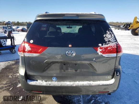 2012 Toyota Sienna LE AAS with VIN 5TDKK3DC2CS218077, listed as a Copart auction lot 88849855 with 208,853 mi miles and Clean Title. Bid and sale history available at carsss.com. Image 6.