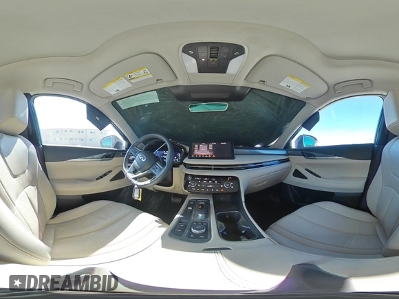 2023 Infiniti QX60 Luxe with VIN 5N1DL1FR1PC375985, listed as a Copart auction lot 81452144 with 16,913 mi miles and Salvage title. Bid and sale history available at DreamBid. Image 15.