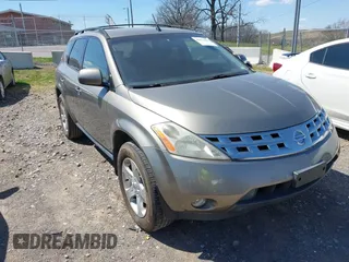 2003 Nissan Murano SL with VIN JN8AZ08T73W116536, listed as a IAAI auction lot 41872499 with 108,896 mi miles. Bid and sale history available at carsss.com. Image 1.