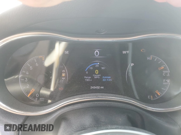 2017 Jeep Grand Cherokee Altitude with VIN 1C4RJFAG6HC889710, listed as a Copart auction lot 63336995 with 243,432 mi miles and Clean title. Bid and sale history available at DreamBid. Image 9.