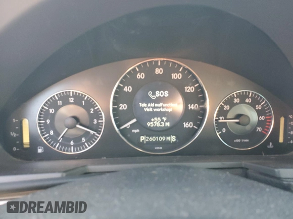 2004 Mercedes-Benz E 320 with VIN WDBUH65J24A507978, listed as a Copart auction lot 87656855 with 260,109 mi miles and Salvage Title. Bid and sale history available at DreamBid. Image 9.