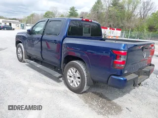 2022 Nissan Frontier SV with VIN 1N6ED1EK8NN633198, listed as a IAAI auction lot 42075607 with 99,512 mi miles and . Bid and sale history available at DreamBid. Image 3.