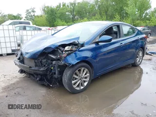 2016 Hyundai Elantra SE with VIN KMHDH4AE2GU501904, listed as a IAAI auction lot 42159618 with 53,864 mi miles and . Bid and sale history available at DreamBid. Image 2.