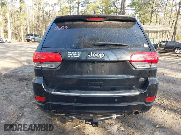 2015 Jeep Grand Cherokee Overland with VIN 1C4RJECGXFC957530, listed as a IAAI auction lot 41633522 with 168,258 mi miles and . Bid and sale history available at DreamBid. Image 16.