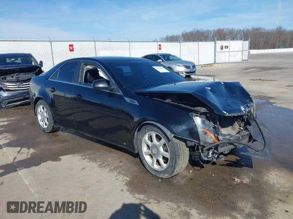 2008 Cadillac CTS AWD w/1SA with VIN 1G6DG577580180474, listed as a IAAI auction lot 41829667 with 192,037 mi miles. Bid and sale history available at carsss.com. Image 1.