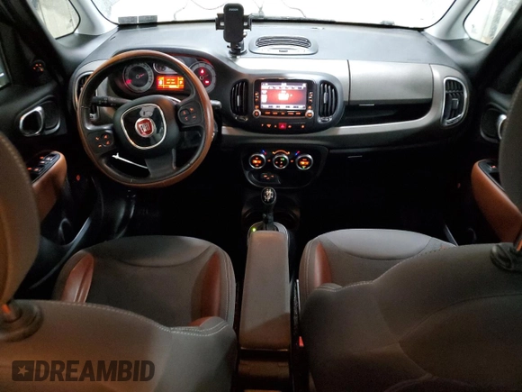 2014 FIAT 500L Trekking with VIN ZFBCFADH2EZ010861, listed as a Copart auction lot 88912885 with 100,823 mi miles and Salvage Title. Bid and sale history available at DreamBid. Image 8.