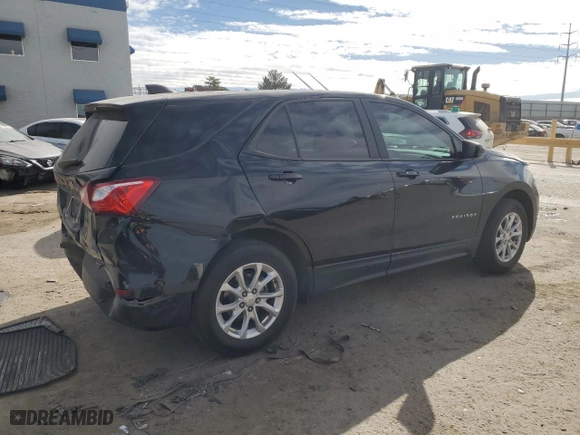 2020 Chevrolet Equinox LS with VIN 2GNAXSEV0L6272129, listed as a Copart auction lot 89221415 with 0 mi miles and Salvage Title. Bid and sale history available at carsss.com. Image 3.