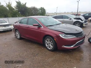2015 Chrysler 200 Limited with VIN 1C3CCCAB2FN554081, listed as a IAAI auction lot 40832224 with 149,752 mi miles. Bid and sale history available at carsss.com. Image 1.