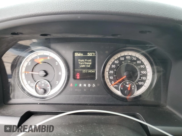 2017 Ram 1500 Express with VIN 1C6RR7FG8HS636943, listed as a Copart auction lot 50596325 with 131,140 mi miles and Salvage Title. Bid and sale history available at carsss.com. Image 9.