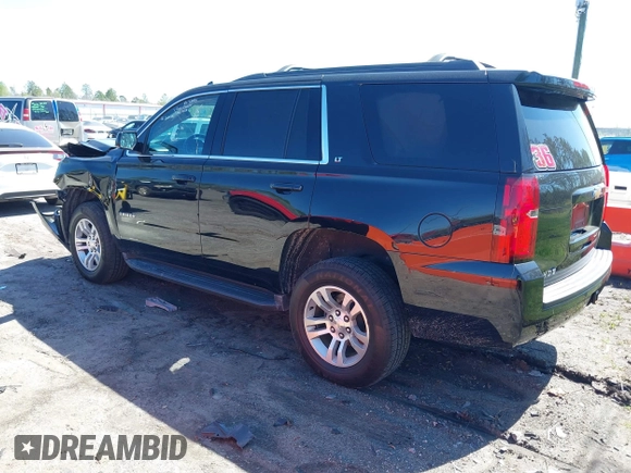 2020 Chevrolet Tahoe LT with VIN 1GNSKBKC3LR176828, listed as a IAAI auction lot 41781047 with 62,840 mi miles and . Bid and sale history available at DreamBid. Image 3.