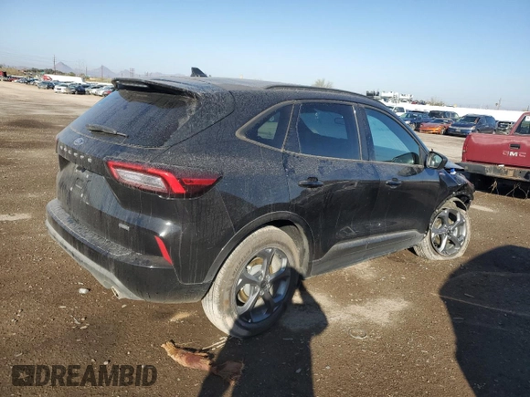 2024 Ford Escape ST-Line with VIN 1FMCU0MZ8RUA98481, listed as a Copart auction lot 42527795 with 8,486 mi miles and Salvage Title. Bid and sale history available at DreamBid. Image 3.