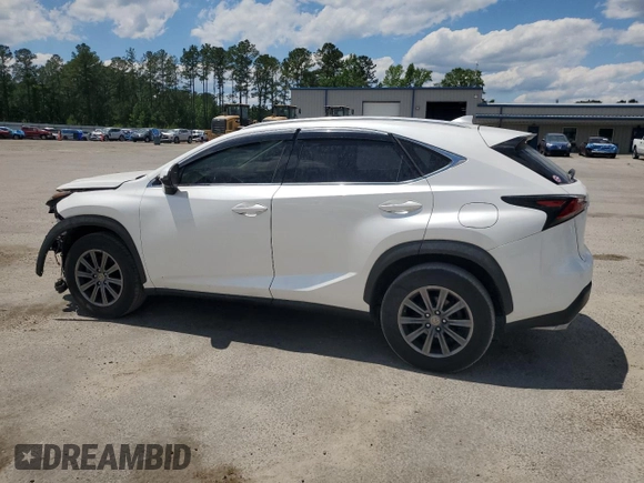 2017 Lexus NX 200t with VIN JTJYARBZ0H2068702, listed as a Copart auction lot 55040435 with 123,064 mi miles and Salvage title. Bid and sale history available at DreamBid. Image 2.