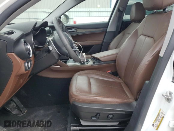 2018 Alfa Romeo Stelvio Ti with VIN ZASFAKBN8J7C03908, listed as a Copart auction lot 47468815 with 62,584 mi miles and Salvage Title. Bid and sale history available at carsss.com. Image 7.