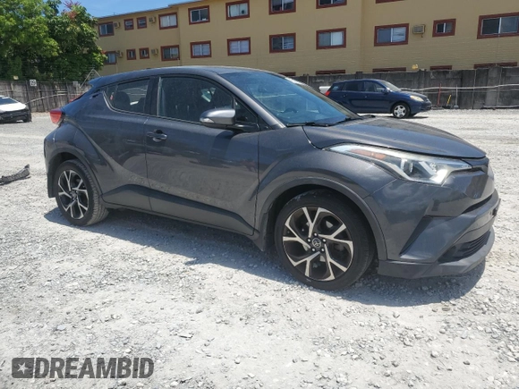 2018 Toyota C-HR XLE with VIN NMTKHMBX4JR042316, listed as a Copart auction lot 61789115 with 67,886 mi miles and Salvage title. Bid and sale history available at DreamBid. Image 4.