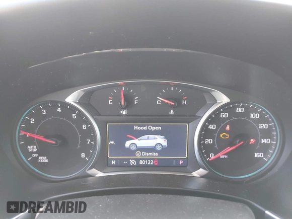 2021 Chevrolet Equinox LT with VIN 3GNAXKEV2ML344025, listed as a IAAI auction lot 41667714 with 80,122 mi miles. Bid and sale history available at carsss.com. Image 7.