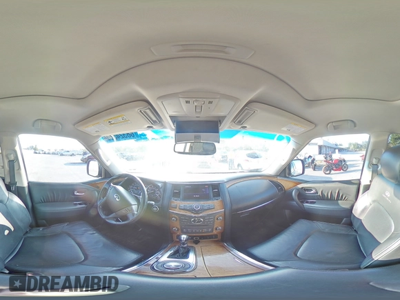 2012 Infiniti QX56 8-passenger with VIN JN8AZ2ND3C9715506, listed as a Copart auction lot 68324314 with 173,222 mi miles and Non Repairable. Bid and sale history available at carsss.com. Image 13.