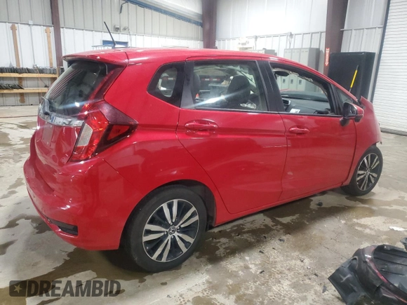 2018 Honda Fit EX-L with VIN 3HGGK5H9XJM700455, listed as a Copart auction lot 49507485 with 38,018 mi miles and Salvage Title. Bid and sale history available at carsss.com. Image 3.