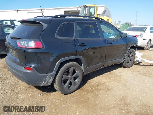 2019 Jeep Cherokee Latitude Plus with VIN 1C4PJMLB3KD375361, listed as a IAAI auction lot 42654334 with 84,373 mi miles and . Bid and sale history available at DreamBid. Image 4.