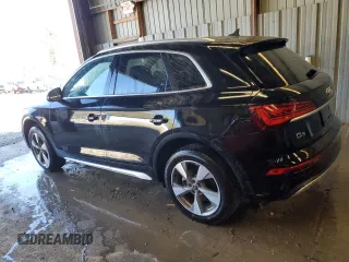 2023 Audi Q5 Premium Plus with VIN WA1BBAFY6P2047225, listed as a Copart auction lot 55093445 with 35,998 mi miles and Salvage title. Bid and sale history available at DreamBid. Image 2.