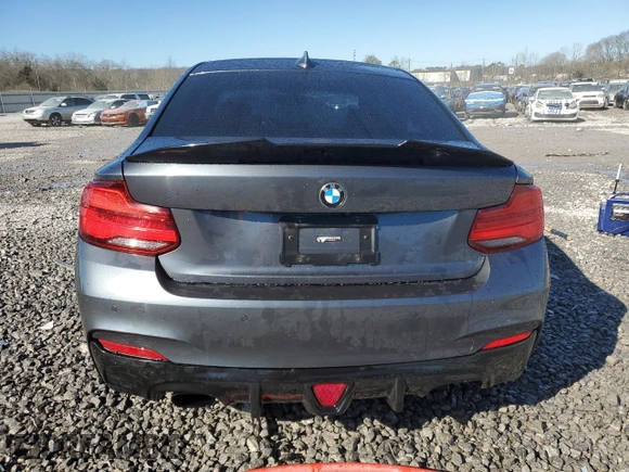 2018 BMW 2 Series 230i with VIN WBA2J1C56JVD09687, listed as a Copart auction lot 46861805 with 79,146 mi miles and Salvage Title. Bid and sale history available at carsss.com. Image 6.