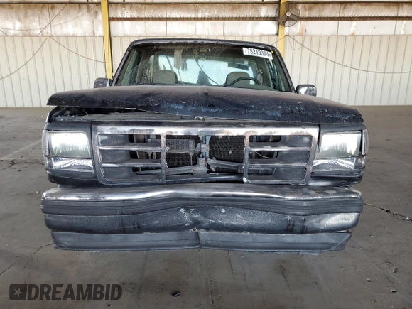 1993 Ford F-150 with VIN 2FTDF15NXPCA68030, listed as a Copart auction lot 75219374 with 0 mi miles and Salvage Title. Bid and sale history available at carsss.com. Image 5.