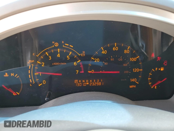 2004 Infiniti QX56 with VIN 5N3AA08A44N807454, listed as a Copart auction lot 71940494 with 232,981 mi miles and Salvage Title. Bid and sale history available at carsss.com. Image 9.