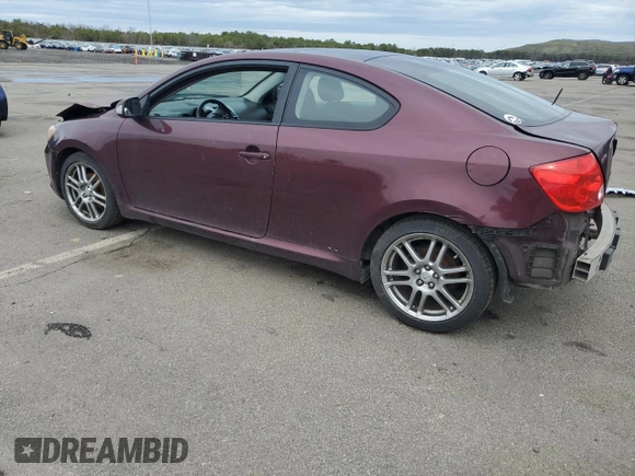 2007 Scion tC Spec with VIN JTKDE177X70202844, listed as a Copart auction lot 51655225 with 162,874 mi miles and Salvage Title. Bid and sale history available at carsss.com. Image 2.