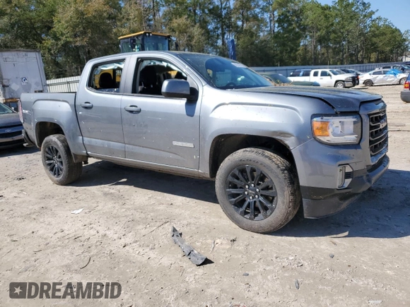 2022 GMC Canyon 2WD Elevation with VIN 1GTG5CEN8N1236953, listed as a Copart auction lot 48746705 with 39,111 mi miles and Non Repairable. Bid and sale history available at carsss.com. Image 4.
