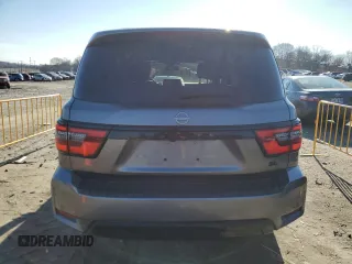 2022 Nissan Armada SL with VIN JN8AY2BA7N9393422, listed as a Copart auction lot 47361775 with 51,900 mi miles and Clean Title. Bid and sale history available at carsss.com. Image 6.