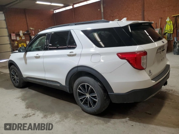 2020 Ford Explorer XLT z VIN 1FMSK8DH7LGA90191, wystawiony jako Copart lot #56458665 z przebiegiem 35 797 mil mil oraz Szkoda całkowita • Salvage title. Historia ofert i sprzedaży dostępna na DreamBid. Obrazek 2.
