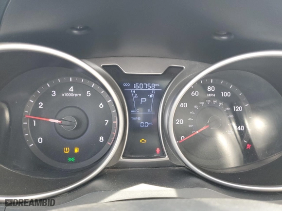 2012 Hyundai Veloster w/Black Int with VIN KMHTC6AD7CU053098, listed as a Copart auction lot 47876555 with 160,758 mi miles and Salvage Title. Bid and sale history available at carsss.com. Image 9.