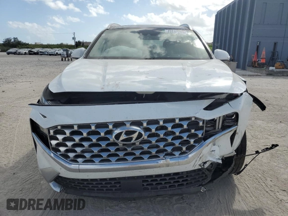 2022 Hyundai Santa Fe Limited with VIN 5NMS44AL2NH455808, listed as a Copart auction lot 45237285 with 51,255 mi miles and Salvage Title. Bid and sale history available at carsss.com. Image 5.