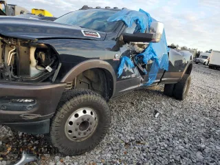 2021 Ram 3500 Longhorn with VIN 3C63RRKL0MG703041, listed as a Copart auction lot 61669834 with 47,807 mi miles and Salvage Title. Bid and sale history available at carsss.com. Image 1.