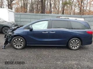 2023 Honda Odyssey EX-L with VIN 5FNRL6H62PB036746, listed as a IAAI auction lot 41517043 with 15,436 mi miles. Bid and sale history available at carsss.com. Image 14.