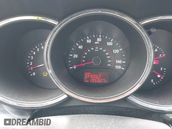 2011 Kia Sorento EX with VIN 5XYKU3A17BG103340, listed as a IAAI auction lot 41944274 with 195,927 mi miles. Bid and sale history available at carsss.com. Image 7.