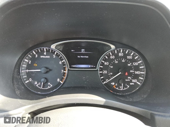 2017 Nissan Pathfinder S with VIN 5N1DR2MN1HC660286, listed as a Copart auction lot 50412525 with 118,403 mi miles and Clean Title. Bid and sale history available at carsss.com. Image 9.