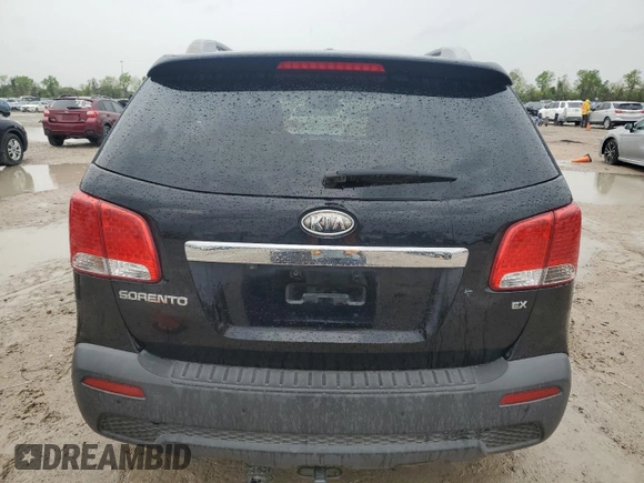 2013 Kia Sorento EX with VIN 5XYKU4A62DG390929, listed as a Copart auction lot 50925105 with 110,973 mi miles and Salvage Title. Bid and sale history available at carsss.com. Image 6.