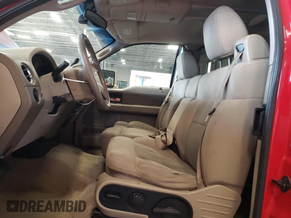 2005 Ford F-150 XLT with VIN 1FTPX14585NB68338, listed as a Copart auction lot 65170485 with Not provided miles and Clean title. Bid and sale history available at DreamBid. Image 7.